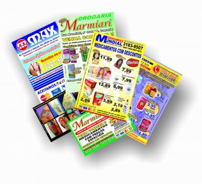 Panfletos, Folderes e Flyers